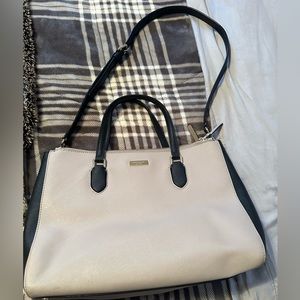 Pink and Black Kate Spade Tote with Shoulder Strap